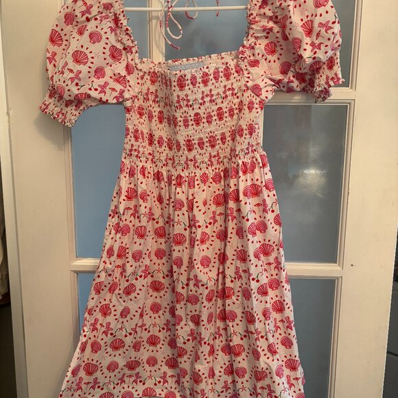 Hill House Pink and White Athena Nap Dress - Picture 2 of 4